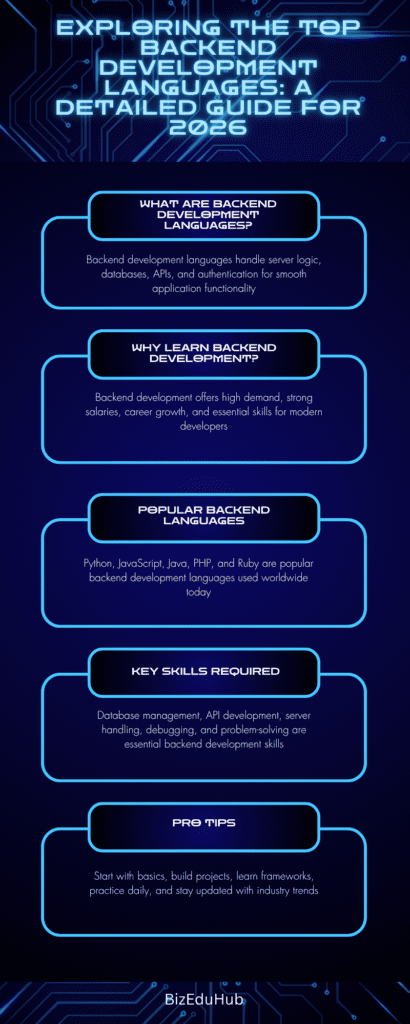 Backend Development Languages