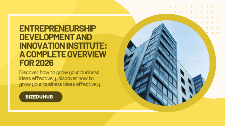 Entrepreneurship Development & Innovation Institute