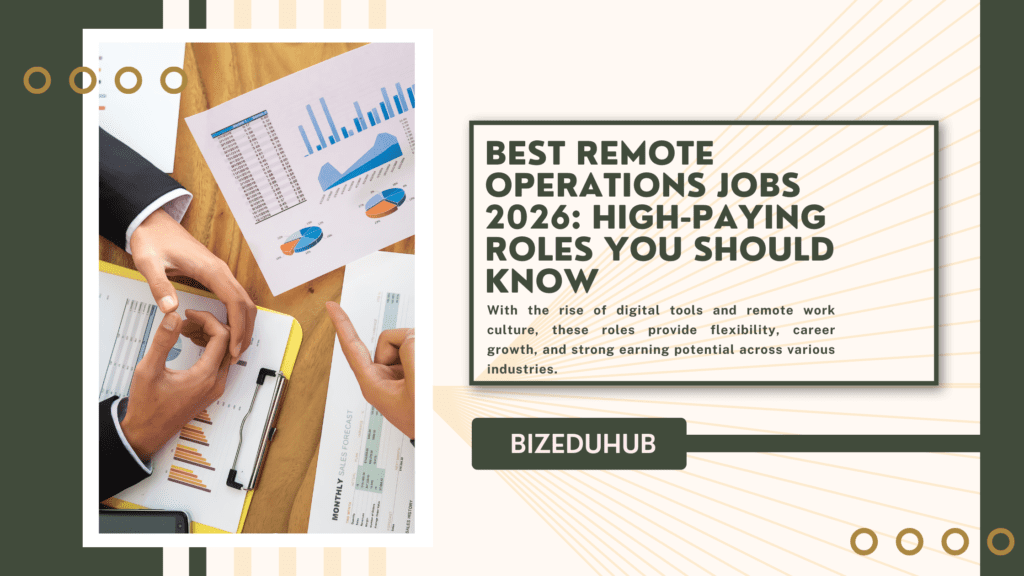 Remote Operations Jobs