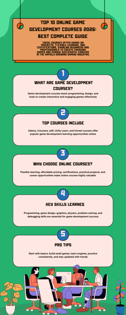 Top 10 Online Game Development Courses 2026: Best Complete Guide Game Development Courses