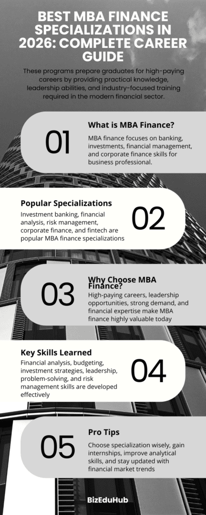 Best MBA Finance Specializations in 2026: Complete Career Guide MBA Finance Specializations