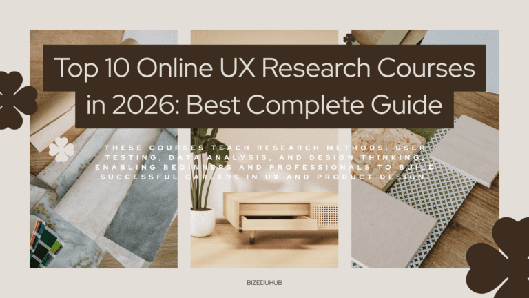Top 10 Online UX Research Courses in 2026: Best Complete Guide UX Research Courses